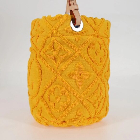 LOUIS VUITTON Bucket LV Vacation Shoulder Bag Pile Yellow M25144 LV Auth KD246SM - Picture 3 of 14